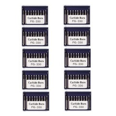 1-10 packs Dental Tungsten steel Carbide Steel Burs Bur FG-330 19mm USA