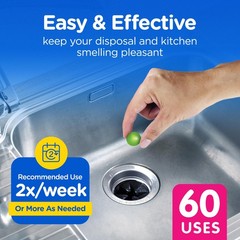 Compac Home Plink Garbage Disposal Cleaner 10 Count (Pack of 6), Multicolor