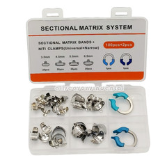 Dental Matrix Bands Ring Clamp Sectional Matrice Bands M4 Fit Garrison V3 System
