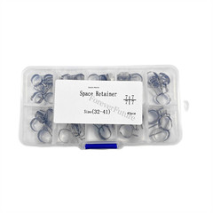 1-10Box Dental Teeth Brace Preformed Space Maintainer Retainer Molar Bands 2nd