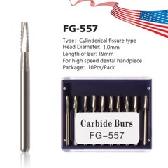 FG 557 Carbide Burs – Friction Grip for High-Speed Handpieces, Type