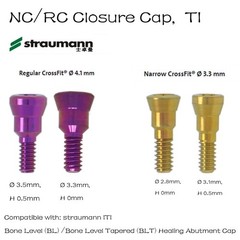 US Straumann Closure Screw Healing Abutment For ITI Bone Level BLT NC/RC Platfor