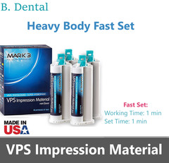 Dental MONOPHASE REGULAR SET VPS PVS Impression Material Set 50ML Cartridges