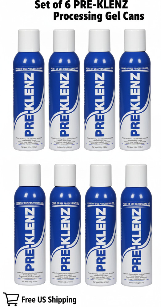 Steris Pre-Klenz Instrument Pre-Cleaner Gel 13.5 oz Surgical Use Set of 6