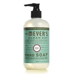 Mrs. Meyer’s SJN651344 Clean Day Liquid Hand Soap, Basil, 12.5 oz