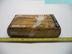QTY=100: Ambi-Dex 62-322PF/L Repel Disposable Latex 5 Mil Natural Powder Free