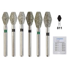 Wave Dental Carbide Bur FG Diamond Burs Football Pear Round End Taper High Speed