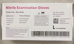 Lydus Nitrile Examination Gloves, Powder Free Non-Sterile, 100 ct Medium