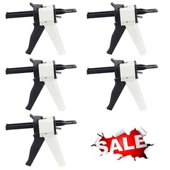 5*Dental Impression Mixing Gun Cartridge Dispenser for PVS Material 1:1 / 2:1 US