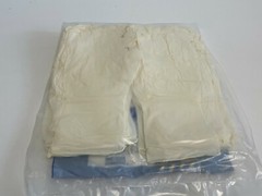 U10: Pack of 100 North Chemsoft CS042W Gloves Size 9 Large