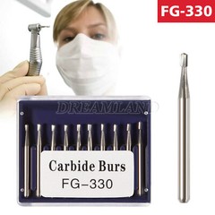 FG # 330 Dental Carbide 19mm Burs (10pcs Pack)