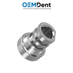 Dental Short Titanium Sleeve Compatible Multi Unit Abutment 1.4mm Int Hex
