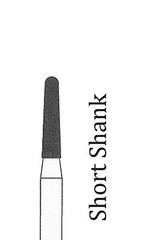 CROSSTECH Dental Diamond Short-Shank ROUNDENDTAPER-855/014SC, MB5MSSXC-SC, 5Burs