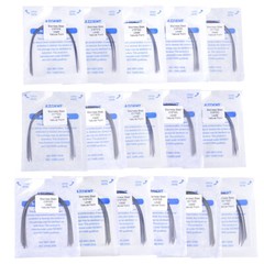 AZDENT Dental Orthodontic Stainless Steel Rectangular Arch Wires Natural Form