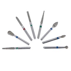 1000Pcs Dental Diamond Burs For High Speed Handpiece Medium FG 1.6MM 20Types