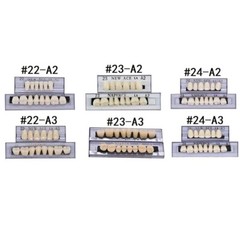 168X Acrylic Resin A1/A2/A3 Dental Denture Teeth Upper Lower Shade 22/23/24# HOT