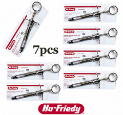 Lot of 7 Hu-Friedy SYRCW CW Style Dental Aspirating Syringe 1.8ml Anesthetic