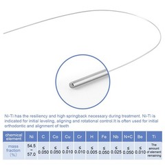 AZDENT Dental Orthodontic Round Arch Wires Heat Thermal Activated Niti 10pc/pack