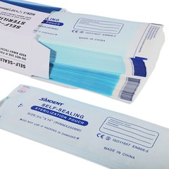 200pcs/1 Box Self Sterilization Pouches Autoclave Pouch Sterilizer Bags Dental