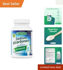 USP Grade 8 oz Sodium Bicarbonate Powder – Natural Relief from Heartburn