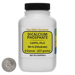 Dicalcium Phosphate [CaHPO4] 98+% USP Grade Powder 8 Oz in a Plastic Bottle USA