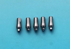 Lotx10 Titanium straight abutment Slim Narrow internal hex 2.1 with screw 9 mm