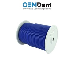 Dental Lab Procedures Dentaurum Round Wax Wire Rolls Blue Smooth Surface 250g