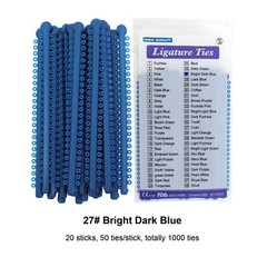 1000pcs Orthodontic Ligature Ties Elastic Ligas Ortodoncia Rubber Bands Brackets