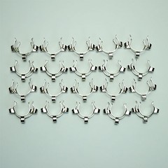 20Pcs/Pack 24#,Stainles Steel Clip,Keck Clamp,24/29 & 24/40 Glass Ground Joint