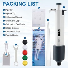10x 0.1-1ml 1-5ml 2-10ml Micropipette Adjustable Pipette Single Channel Pipettor