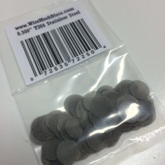 100 COUNT – Stainless Steel T304 Wire Mesh Filter Disks 1/2″ MADE IN USA!