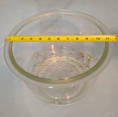 Corning PYREX Glass 10.5 L Large Vacuum Desiccator 11.5” Outside Diameter