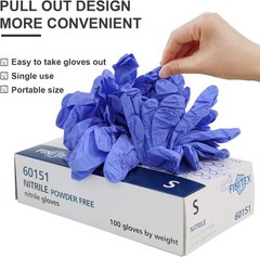 Nitrile Exam Gloves – Powder-free, 1000 PCS Medical & Home Cleaning Gloves
