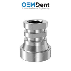 5x Dental Short Titanium Sleeve Compatible Multi Unit Abutment 1.4mm Int Hex