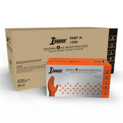 1st Choice Premium Orange Nitrile Disposable Gloves, 6 Mil, Case of 1000