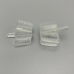 牙科硅胶唾液管口罩咬块橡胶开启器脸颊收回器-