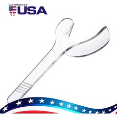 10pcs/packs Dental Autoclavable Lip Cheek Retractor T-shape Mouth Opener Clear
