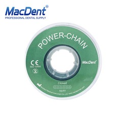 Dental Orthodontic Power Chain Elastic Rubber Bands For Braces Long/Short/Closed