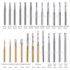 Dental Surgical Tungsten Carbide FG Bur/Endo Burs 28/25mm For High Speed Piece