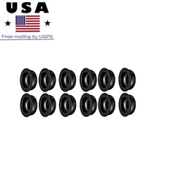 US Dental Locator Black Processing Replacement Male Inserts Caps Overdenture Set