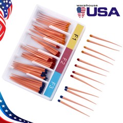 AZDENT Endodoncia dental Puntas de gutapercha y papel absorbente F1 F2 F3