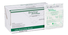 Innovative Healthcare 104200 Dermassist Latex Exam Gloves #7.5-8 Sterile 50/Bx