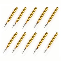 10 Pcs Dental Tungsten Carbide Trimming & Finishing Burs Drill Smooth FG 7901