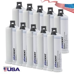 10* Dental MEDIUM BODY FAST SET VPS PVS Impression Material 50ML Cartridges