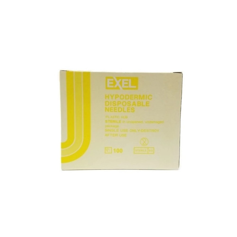 Exel 26437 Hypodermic Needle 30G x ½” 100/bx