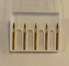 FG7902 Premium Carbide Needle Bur 12 Blades Trim & Finish 5pk