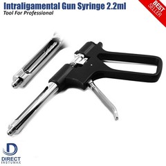 Dental Anesthetic Syringe Intraligamental Gun 1.8ML Injection AMR + EUR Threads