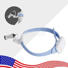 ETERFANT Lightweight Silicone Headlamp Dental Surgery Medical 5W LED Blue