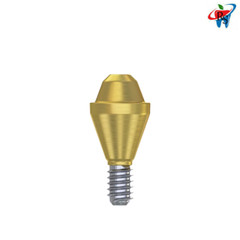 5x Set Prosthetic Straight Multi Unit 1.6 NP Conical 2.25 +Plastic Sleeve