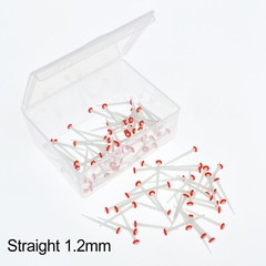 100 Pcs Dental Endo Quartz Fiber Post Straight/Screw Restorative Posts 1.0-1.8mm